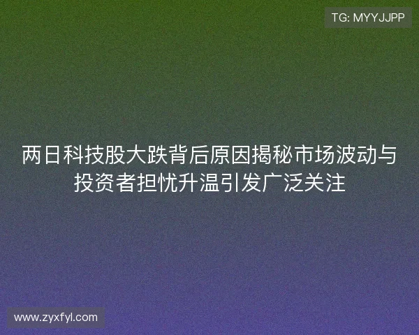 两日科技股大跌背后原因揭秘市场波动与投资者担忧升温引发广泛关注 两日科技股大跌背后原因揭秘市场波动与投资者担忧升温引发广泛关注